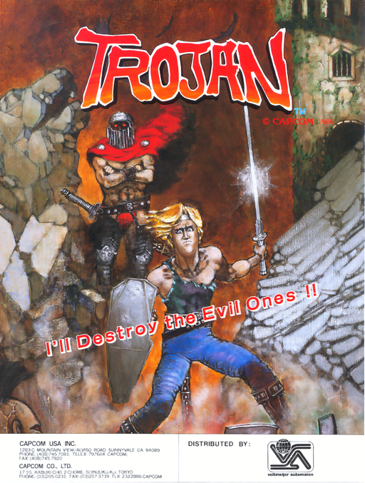 Trojan (bootleg) Arcade Game Cover